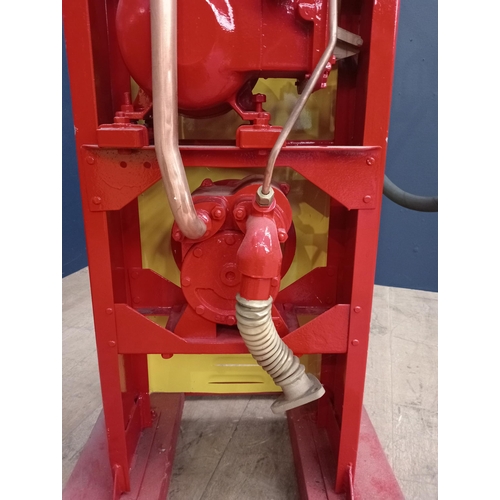 656 - Shell advertising pump  {H 240cm x W 55cm x D 40cm}. - NOT AVAILABLE TO VIEW IN PERSON