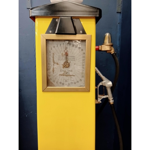 656 - Shell advertising pump  {H 240cm x W 55cm x D 40cm}. - NOT AVAILABLE TO VIEW IN PERSON