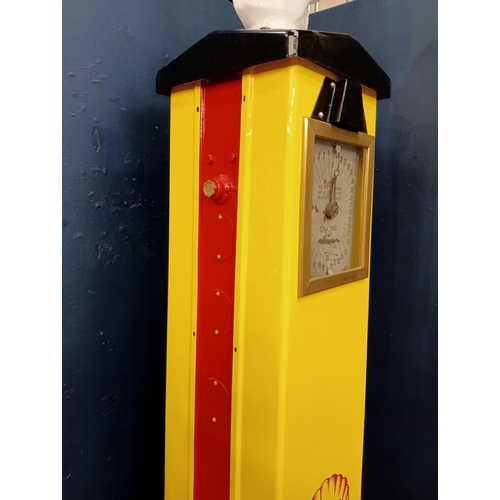 656 - Shell advertising pump  {H 240cm x W 55cm x D 40cm}. - NOT AVAILABLE TO VIEW IN PERSON