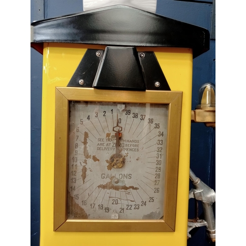 656 - Shell advertising pump  {H 240cm x W 55cm x D 40cm}. - NOT AVAILABLE TO VIEW IN PERSON