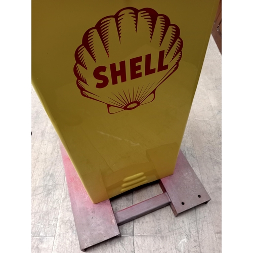 656 - Shell advertising pump  {H 240cm x W 55cm x D 40cm}. - NOT AVAILABLE TO VIEW IN PERSON