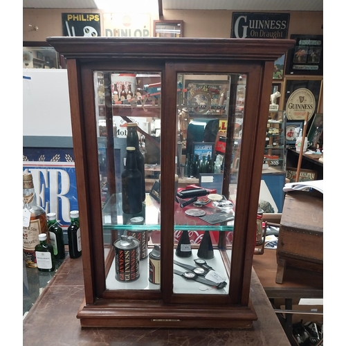 673 - 19th C. mahogany counter top shop Cadbury's Chocolates display cabinet - Harris and Sheldon Ltd Birm... 