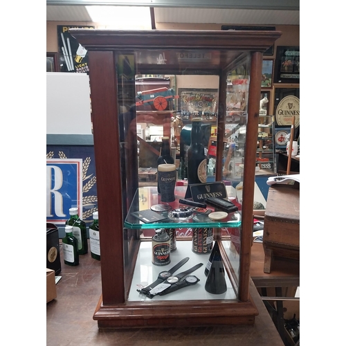 673 - 19th C. mahogany counter top shop Cadbury's Chocolates display cabinet - Harris and Sheldon Ltd Birm... 