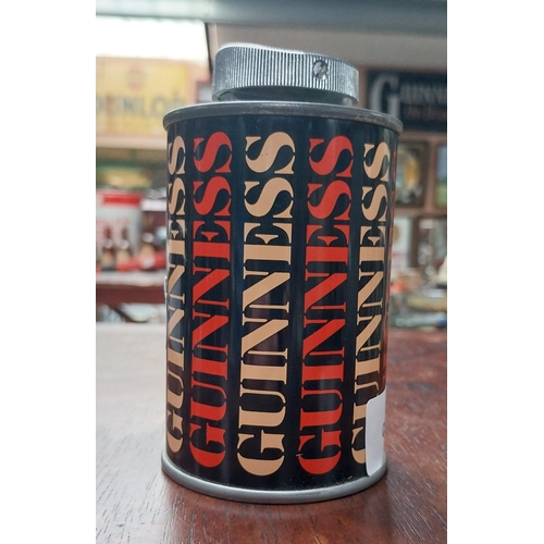 676 - Guinness Can lighter with Guinness in Cream and Red - Reads Limited 1972 {11 cm H x 7 cm Dia}. PART ... 