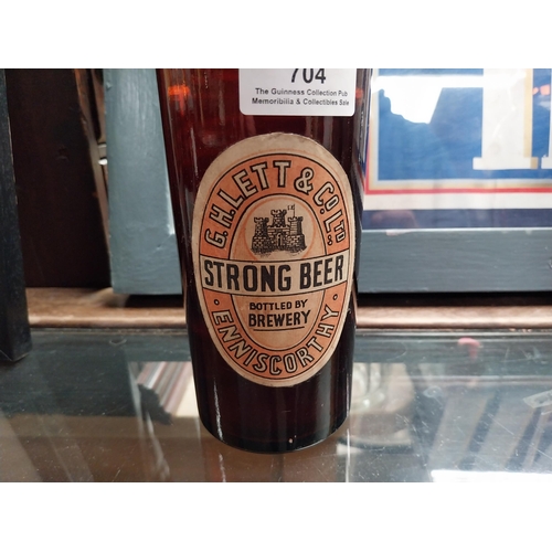 704 - Rare bottle of G H Lett and Co Ltd Enniscorthy Strong Beer.