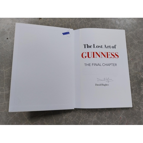 711a - The Lost Art of Guinness The Final Chapter Gilroy Canvases signed by author David Hughes. PART OF TH... 