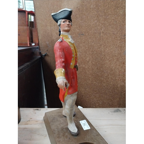 722 - Rare Hennessy Cognac advertising figure. {38 cm H x 30 cm W x 15 cm D}.