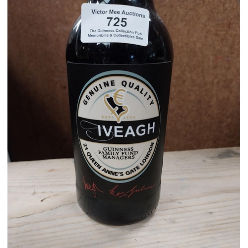 725 - Rare original bottle of Guinness - Iveagh Guinness Family Fund Managers 21 Queen Anne's Gate London ... 