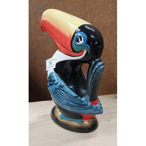 738 - Pottery Toucan 