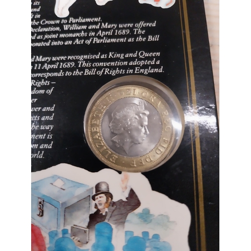 758 - 1989 Guinness �2 coin and Video 40 Years of Guinness. PART OF THE DAVID HUGHES COLLECTION.