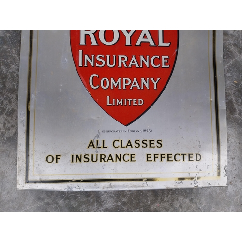 771 - Agency of the Royal Insurance Company limited advertising sign.