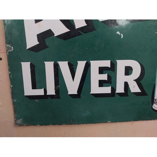 799 - Early 20th C. Andrews Liver Salts enamel advertising sign. {51 cm H x 101 cm W}.