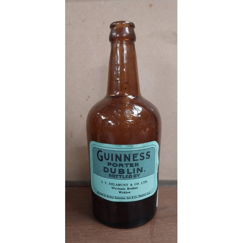 801 - Edmund Goff Enniscorthy, S V Delahunt and Co Ltd Wicklow and S Farley Youghal Guinness pint bottles.... 