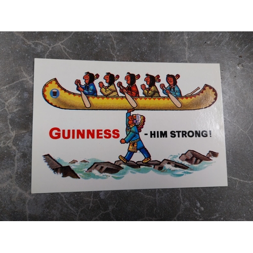 896 - Six 1959 Guinness postcards.  PART OF THE DAVID HUGHES COLLECTION.