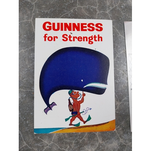 896 - Six 1959 Guinness postcards.  PART OF THE DAVID HUGHES COLLECTION.