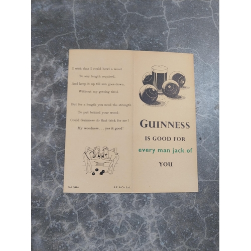 897 - Collection of seven  Guinness Whist/Bridge Score cards. PART OF THE DAVID HUGHES COLLECTION.