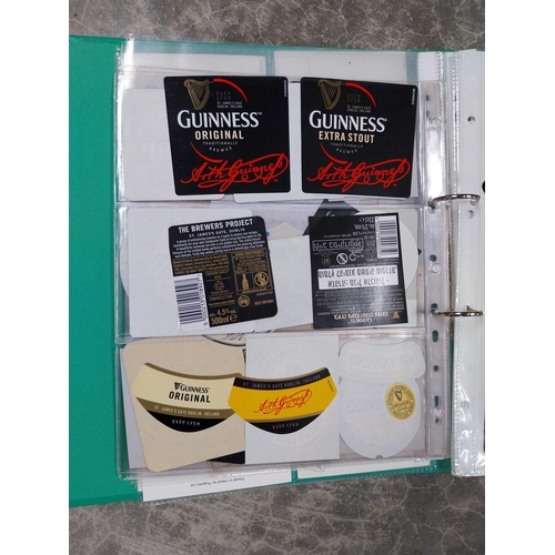 898 - Five sheets of Guinness Labels. PART OF THE DAVID HUGHES COLLECTION.