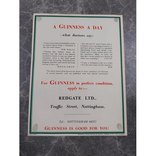 899 - Guinness for Strength and Order This Large Guinness for the Home prints. PART OF THE DAVID HUGHES CO... 