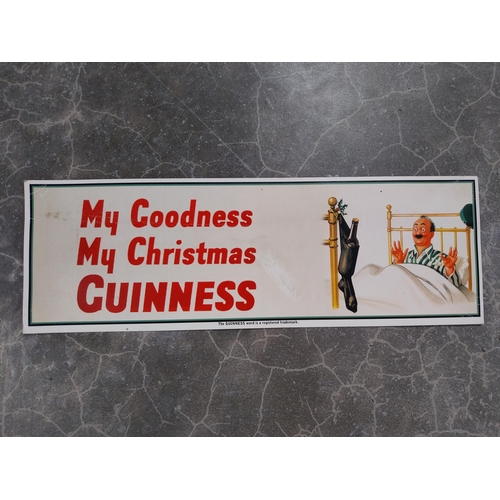 901 - Guinness postcard in form of bottle and My Goodness My Guinness shelf advertisement. PART OF THE DAV... 