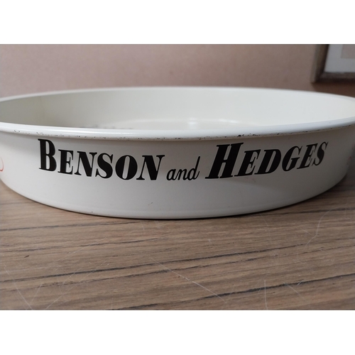 906 - Friends of the Guinness Tie, Benson and Hedges drinks tray {5 cm H x 36 cm Dia.} and Corona Lager dr... 