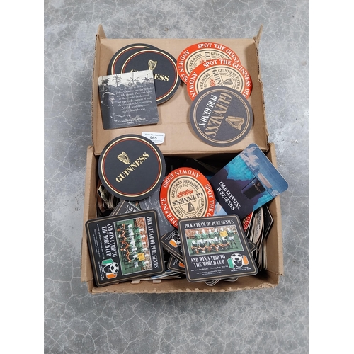 965 - Box of Guinness Coasters. PART OF THE DAVID HUGHES COLLECTION.