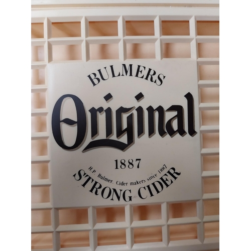 987 - Bulmers Original Strong Cider drip tray. {4 cm H x 42 cm W x 22 cm D].