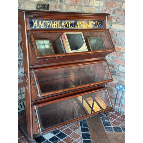 922 - Macfarlane, Lang & Co Ltd Biscuit advertising cabinet {H 132cm x W 108cm x D 45cm}. - NOT AVAILABLE ... 