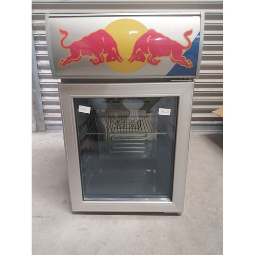 1328 - Red Bull drinks fridge. {71 cm H x 44 cm W x 47 cm D}.