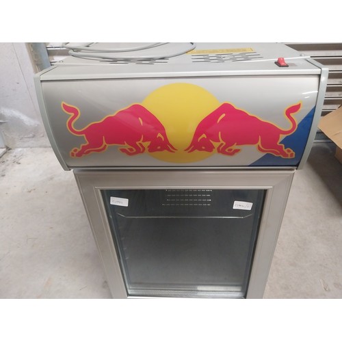 1328 - Red Bull drinks fridge. {71 cm H x 44 cm W x 47 cm D}.