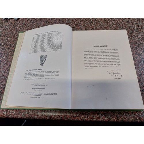 316 - The Guinness book of Superlatives, First edition hardback signed by Rupert Guinness, published in 19... 