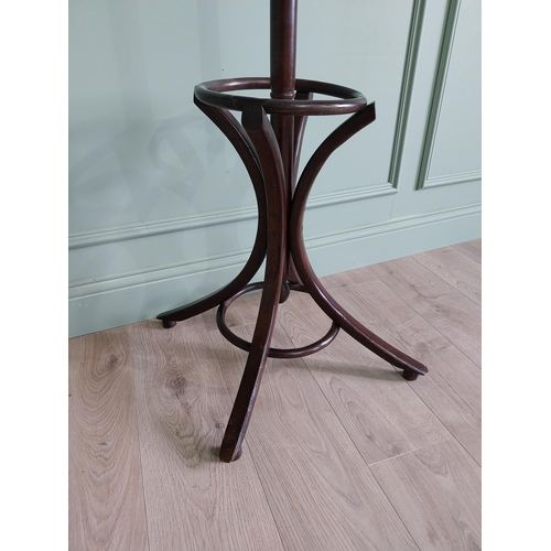 204 - Vintage bentwood hat and coat stand {190 cm H x 70 cm Dia.}.