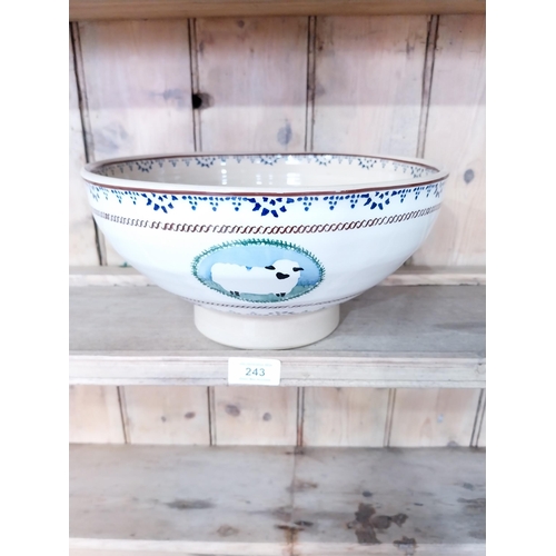 245 - Collection of six Nicholas Mosse Pottery - Sugar bowl, Porridge bowl, Tea plate, Mixing bowl, Teapot... 