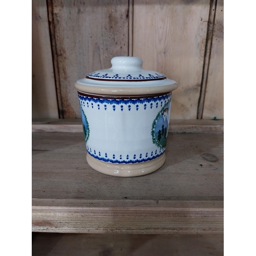 245 - Collection of six Nicholas Mosse Pottery - Sugar bowl, Porridge bowl, Tea plate, Mixing bowl, Teapot... 