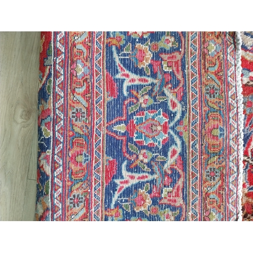 277 - Decorative Persian carpet square {385 cm L x 292 cm W}.