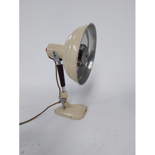 476 - 1950s Pifco infra-red and radiant heater {33 cm H x 24 cm W x 30 cm D}.