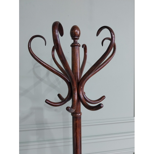 907 - Good quality bentwood hat and coat stand {195 cm H x 59 cm Dia.}.