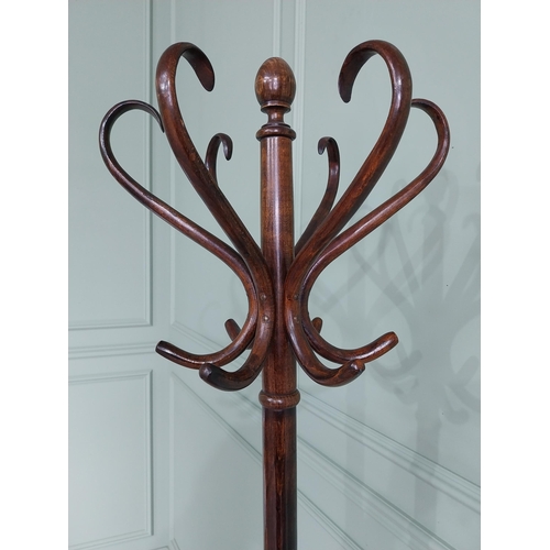 907 - Good quality bentwood hat and coat stand {195 cm H x 59 cm Dia.}.