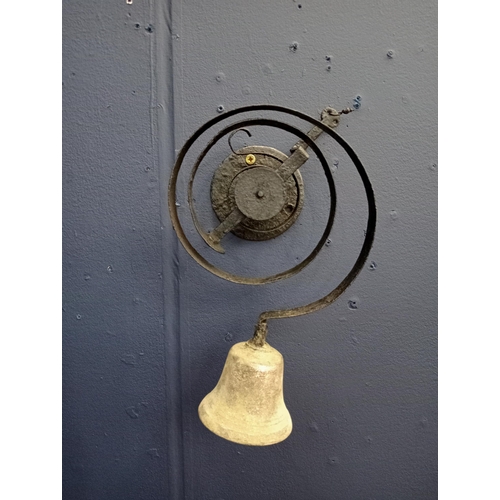 446 - Metal, shop door bell {H 30cm x W 16cm x D 10cm}. - NOT AVAILABLE TO VIEW IN PERSON