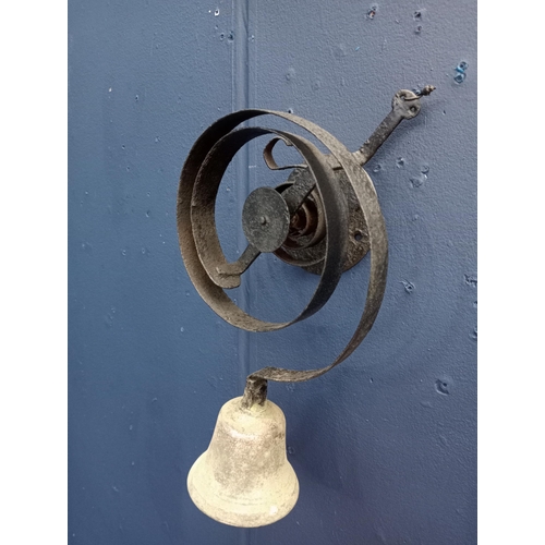 446 - Metal, shop door bell {H 30cm x W 16cm x D 10cm}. - NOT AVAILABLE TO VIEW IN PERSON