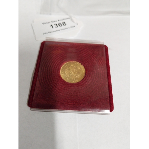 1368 - 4 Florin / 10 Francs Austria Franz Joseph I. Gold Coin 1892  - NOT ON SITE FOR VIEWING