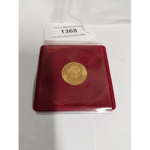 1368 - 4 Florin / 10 Francs Austria Franz Joseph I. Gold Coin 1892  - NOT ON SITE FOR VIEWING