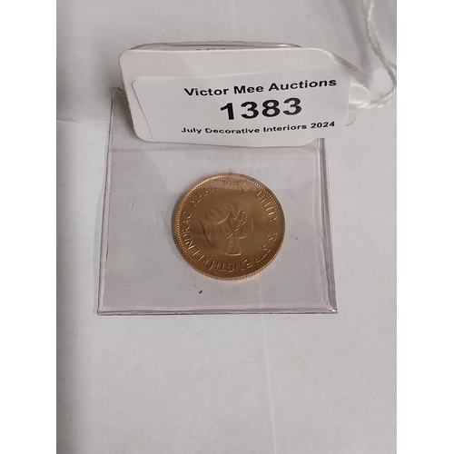 1383 - 3 Rand South African Gold Coin. 1974.  - NOT ON SITE FOR VIEWING