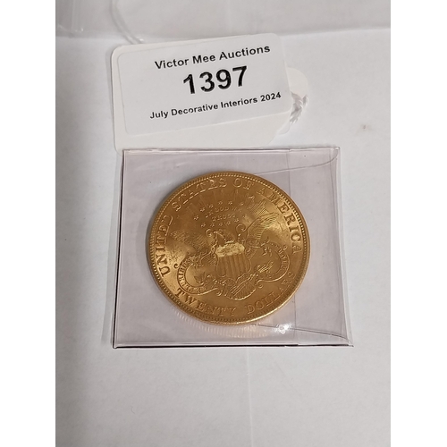 1397 - 20 Dollar United States Gold Double Eagle / Liberty  Head Coin . 1904  - NOT ON SITE FOR VIEWING