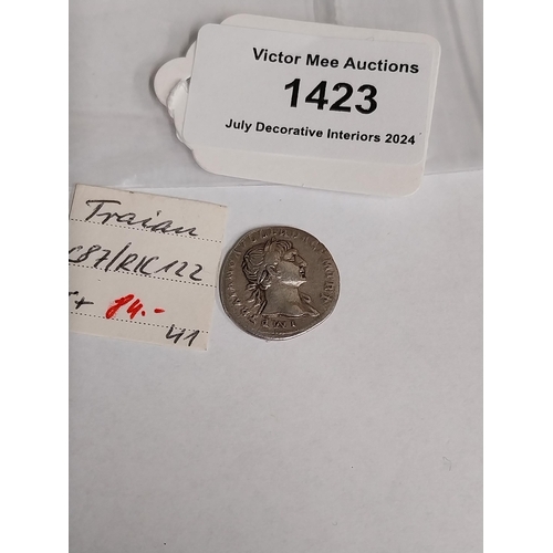 1423 - Roman�Siliqua Valens Denarius Trajan { 98-117AD }  - NOT ON SITE FOR VIEWING