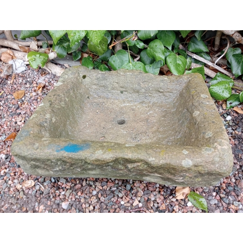 1323 - Yorkshire trough {H 16cm x W 43cm x D 33cm }. NOT AVAILABLE TO VIEW IN PERSON