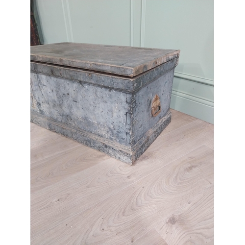 150 - Wooden Carpenters Trunk {95 cm H x 60 cm Dia.}.