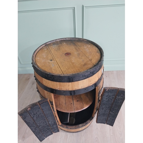 341 - Early 20th C. painted pine toolbox {46 cm H x 90 cm W x 49 cm D}.