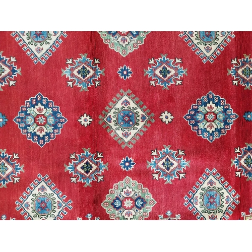 188 - Afghan Kazak carpet square {240cm H x 170cm W}