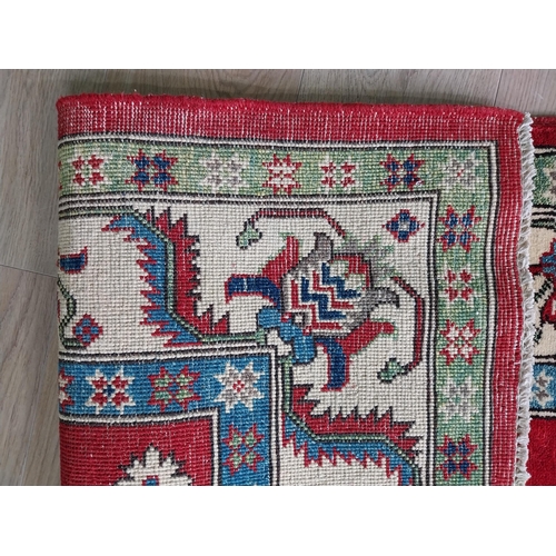 188 - Afghan Kazak carpet square {240cm H x 170cm W}