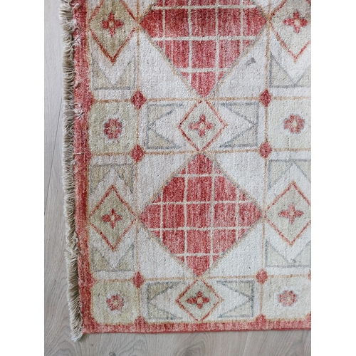 276 - Afghan Zigler carpet square {248cm H x 150cm W}